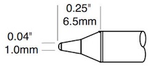 Solder Tip, Smart Heat PowerTips, STTC-101PMetcal  